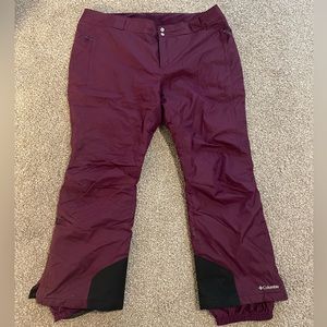 Columbia Bugaboo Snowpants size 2X PlusSize Ski and Snowboard pants